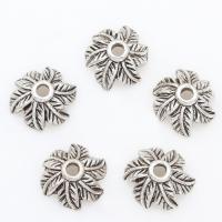 Zink legering Perle Cap, Zinc Alloy, Flower, antik sølv farve forgyldt, 10*5mm, Hole:Ca. 2mm, 2Tasker/Lot, 500pc'er/Bag, Solgt af Lot