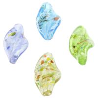 Handgemaakte Lampwork Beads, Willekeurige kleur, 17x27x9mm, Gat:Ca 2mm, Ca 100pC's/Bag, Verkocht door Bag