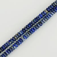 Lapis lazuli perler, Flad Rund, forskellig størrelse for valg, blå, Hole:Ca. 1mm, Solgt Per Ca. 16 inch Strand