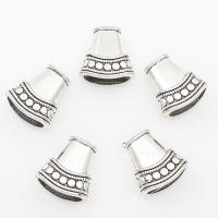 Cink ötvözet Bead Cap, antik ezüst színű bevonattal, nikkel, ólom és kadmium mentes, 16x15x8mm, Lyuk:Kb 5mm, 2táskák/Lot, Kb 166PC-k/Bag, Által értékesített Lot