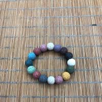 lava Pulsera, 12mm, aproximado 20PCs/Sarta, Vendido para aproximado 7.5 Inch Sarta