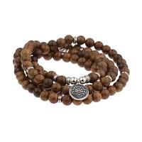 Wood Bracelets Round Unisex 6mm/8mm Sold Per 7.5 Inch Strand