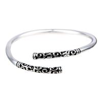 alliage de zinc bracelet manchette, Placage, pour femme, plus de couleurs à choisir, protéger l'environnement, sans nickel, plomb et cadmium, 58.3mm,4.1mm, Vendu par PC