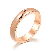 Titan Edelstahl Ringe, Titanstahl, plattiert, unisex & verschiedene Größen vorhanden, keine, 4mm, verkauft von PC