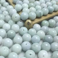 玉ビーズ, 翡翠, ラウンド形, 洗練されました。, ナチュラル & DIY, 12.5-13mm, 穴:約 1.2mm, 10パソコン/ロト, 売り手 ロト