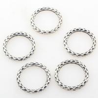 Zink Alloy Länka ring, Donut, antik silver pläterad, 24x24x3mm, Hål:Ca 18mm, Säljs av Lot