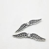 Zinc Alloy Spacer Beads Wing Shape antique silver color plated nickel lead & cadmium free Approx 2mm Sold By Bag