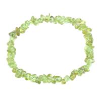 Peridot Stone Bracelet fashion jewelry & Unisex Sold Per Approx 7.5 Inch Strand