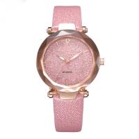 PU braccialetto orologio, with quadrante in lega di zinco & vetro, placcato oro rosa, per la donna, nessuno, 235x34x16mm, Lunghezza Appross. 9 pollice, Venduto da PC