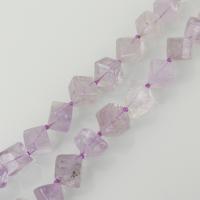 Ametriini Helmi, kanssa Purple Chalcedony, violetti, nikkeli, lyijy ja kadmium vapaa, 13x13mm, Reikä:N. 2mm, N. 27PC/Strand, Myyty Per N. 18 tuuma Strand