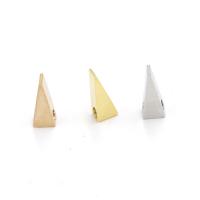 Billes en acier inoxydable, Acier inoxydable 304, triangle, bijoux de mode, plus de couleurs à choisir, 3x10mm, 10PC/sac, Vendu par sac