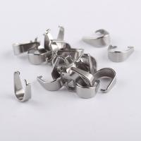 Stainless Steel Pinch Bail, galvanizált, DIY & különböző méretű a választás, metál színű aranyozott, 100PC-k/Lot, Által értékesített Lot