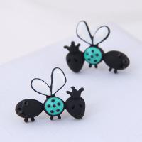 Pendientes de Perno de Aleación de Zinc, acero inoxidable aguja de pendiente, chapado, para mujer & esmalte, más colores para la opción, libre de níquel, plomo & cadmio, 20*15mm, Vendido por Par