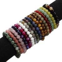 Gemstone Armbånd, Ædelsten, Runde, forskellige materialer til valg & Unisex, 8mm, Solgt af PC