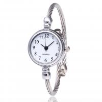 Pulsera de Reloj para Mujer, aleación de zinc, chapado, diferentes estilos para la opción, libre de níquel, plomo & cadmio, longitud 9 Inch, Vendido por UD