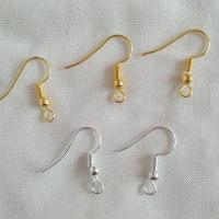 Sinc Alloy Hook earring, plátáilte, stíl pacála éagsúla do rogha & DIY, dathanna níos mó le haghaidh rogha, 19.4mm, Poll:Thart 2mm, Díolta De réir Mála