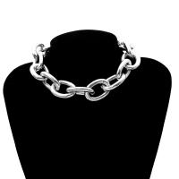 aluminium Collier et bracelet, avec 5cm chaînes de rallonge, Placage, chaîne ovale & styles différents pour le choix & pour femme, plus de couleurs à choisir, protéger l'environnement, sans nickel, plomb et cadmium, Vendu par Environ 13.8 pouce, Environ 7 pouce brin