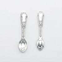 Zink Alloy Jewelry Findings, Spoon, antik silver pläterad, nickel, bly och kadmium gratis, 36x8x1.50mm, 100PC/Bag, Säljs av Bag