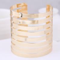 Zinc Alloy Manchet Bangle, plated, voor vrouw, meer kleuren voor de keuze, nikkel, lood en cadmium vrij, Lengte 7.6 inch, Verkocht door PC