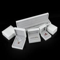 Papier Schmuck Display Box, nachhaltiges & verschiedene Stile für Wahl, weiß, 5PCs/Menge, verkauft von Menge