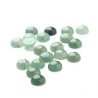 Πράσινη Aventurine Cabochon, ώρα στολίδι & διαφορετικό μέγεθος για την επιλογή & επίπεδη πλάτη, 20PC/τσάντα, Sold Με τσάντα