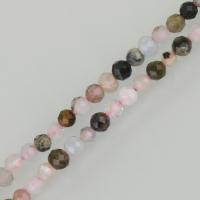 Beads Gemstone misti, pietra preziosa, Cerchio, naturale, sfaccettati, colori misti, 2-3x2-3x2-3mm, Foro:Appross. 1mm, Lunghezza Appross. 16 pollice, 5Strandstrefolo/lotto, Appross. 160PC/filo, Venduto da lotto