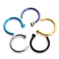 Joyería de Piercing de la nariz del acero inoxidable, hipo alérgico & unisexo, más colores para la opción, 10PC/Bolsa, Vendido por Bolsa