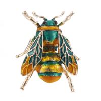 Zinklegering broches, Zinc Alloy, Insect, plated, uniseks & glazuur, meer kleuren voor de keuze, 35*26mm, 3pC's/Lot, Verkocht door Lot