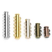 Zinc Alloy Slide Lock Sluiting, plated, verschillende stijlen voor de keuze, meer kleuren voor de keuze, 5PC/Bag, Verkocht door Bag