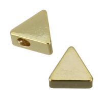 Brass korut Helmet, Messinki, Kolmio, kulta, nikkeli, lyijy ja kadmium vapaa, 6.50x6x3mm, Reikä:N. 1.5mm, 300PC/erä, Myymät erä