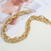 Roestvrij staal halskettingen, gold plated, mode sieraden & uniseks, Per verkocht 20 inch Strand