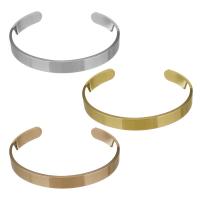 ステンレス カフスブレスレット, メッキ, ファッションジュエリー & 女性用, 無色, 8mm,62x51mm, 売り手 パソコン