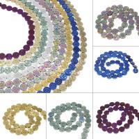 Perles hématites amagnétiques, hématite non magnétique, Placage, DIY, plus de couleurs à choisir, 10*3mm, Trou:Environ 1mm, Environ 40PC/brin, Vendu par brin