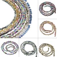 Perles hématites amagnétiques, hématite non magnétique, étoile, Placage, normes différentes pour le choix, plus de couleurs à choisir, Environ 134PC/brin, Vendu par brin