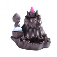 Backflow Incense Burner Purple Clay half handmade for home and office & durable Sold By PC