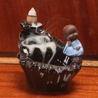 Backflow Incense Burner Purple Clay handmade for home and office & durable Sold By PC