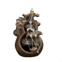 Backflow Incense Burner Purple Clay handmade for home and office & durable Sold By PC