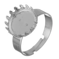 Cruach dhosmálta Bezel Ring Bonn, dath bunaidh, 13mm,12mm, Méid:8, 200ríomhairí pearsanta/Lot, Díolta De réir Lot