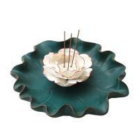 Traditional Ceramic Inserted Burner Incense Seat Porcelain half handmade for home and office & durable Sold By PC