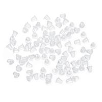 Kunststoff Ohrstöpsel, transparent, 5x3mm, 600PCs/Tasche, verkauft von Tasche