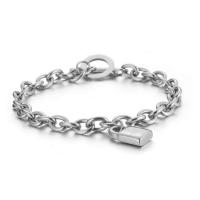 Jewelry Cruach dhosmálta Bracelet, Lock, plátáilte, jewelry faisin & do bhean, dathanna níos mó le haghaidh rogha, 20.5cm, Fad 8 Inse, Díolta De réir PC