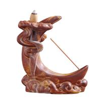 Backflow Incense Burner Porcelain for home and office nickel lead & cadmium free Sold By PC