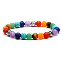 Abrazine Stone bracelet, avec alliage de zinc, Placage, unisexe & styles différents pour le choix, multicolore, Vendu par 7.2 pouce brin