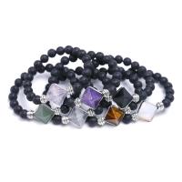 Lava Bracelet, le Gemstone, plátáilte, ábhair éagsúla do rogha & unisex, Díolta Per 7.2 Inse Snáithe