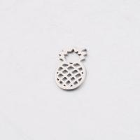 Edelstahl Schmuck Anhänger, Ananas, plattiert, DIY & hohl, keine, frei von Nickel, Blei & Kadmium, 10.4*15mm, Bohrung:ca. 5mm, 10PCs/Menge, verkauft von Menge