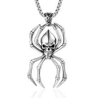 Titan -Anhänger, Titanstahl, Spinne, Modeschmuck, 82mmx42.1mm, verkauft von PC