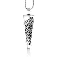 Pendentifs en titane, Acier titane, poli, le style de punk & unisexe, 36.9mmx12mm, Vendu par PC