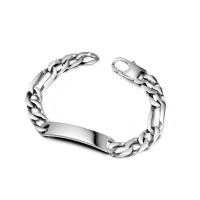 Titanstahl Armband, poliert, Modeschmuck & Punk-Stil & für den Menschen, 9.4mm, Länge ca. 8.3 ZollInch, verkauft von PC