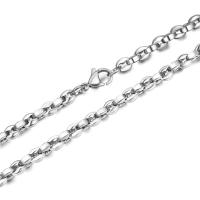 Titanium Steel Chain Necklace fashion jewelry & Unisex Sold By PC