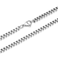 Titanium ocel Chain Necklace, módní šperky & unisex & různé velikosti pro výběr, Prodáno By PC